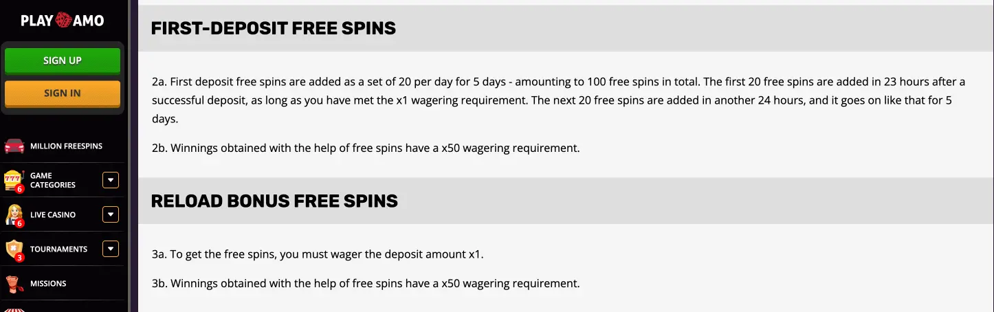 kako uporabiti bonus v Playamo kazinoju
